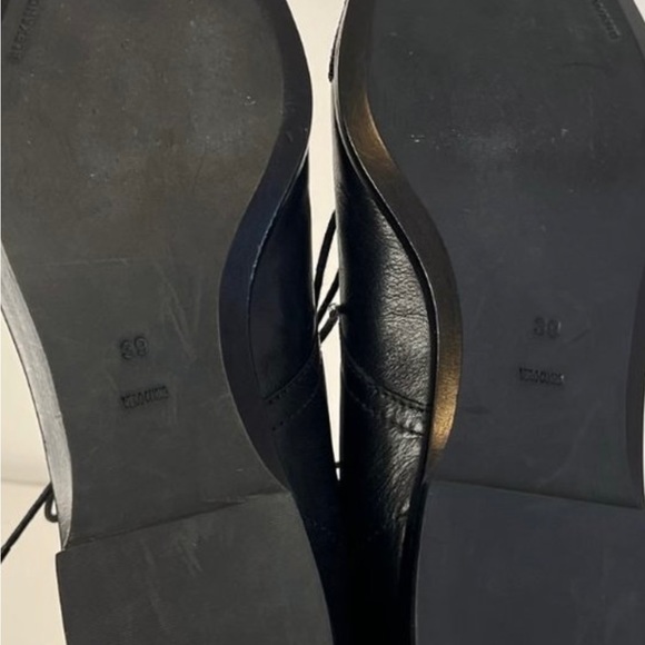 Alexander Wang Black Leather Chukka Boots with Textured Pointed Toe 7-7.5 - Picture 7 of 9